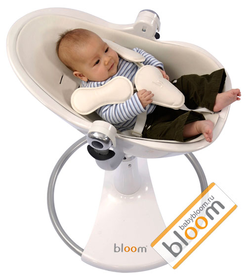 Детский стульчик для кормления Bloom Fresco Loft Coconut White Leatherette 14